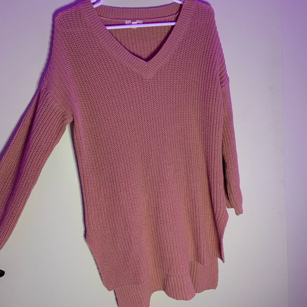 Blush knitted sweater